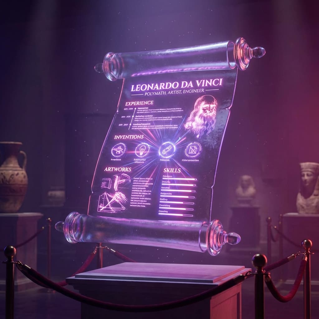 Leonardo da Vinci's sollicitatiebrief voor de Hertog van Milaan